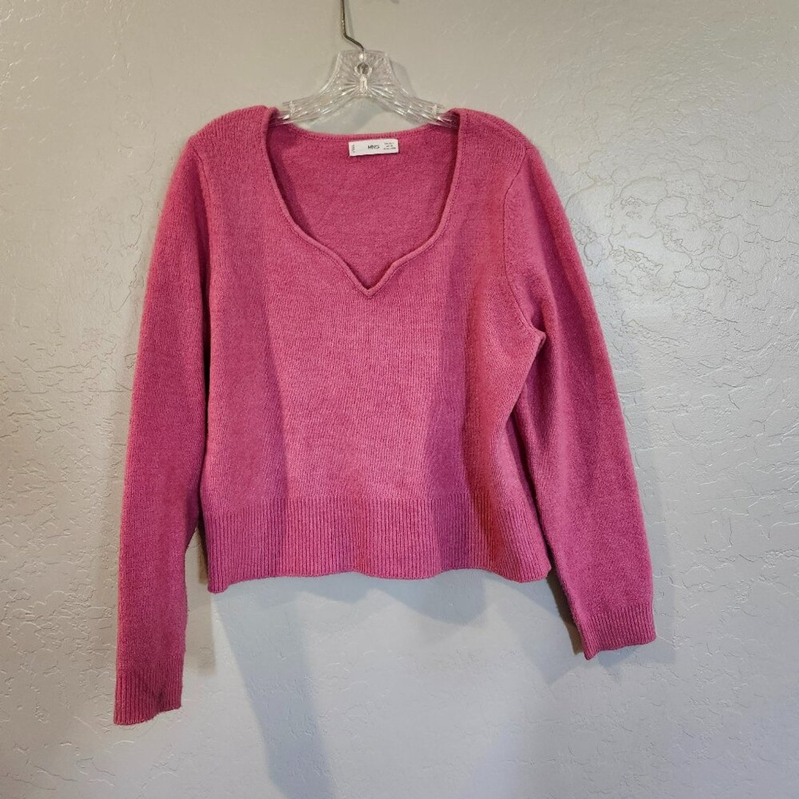 Mng Xl Pink Womens Sweater